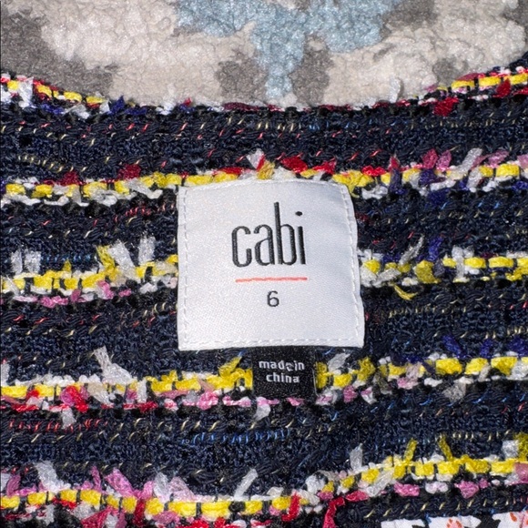 CAbi Navy Multicolor Knit Dress - Picture 12 of 12